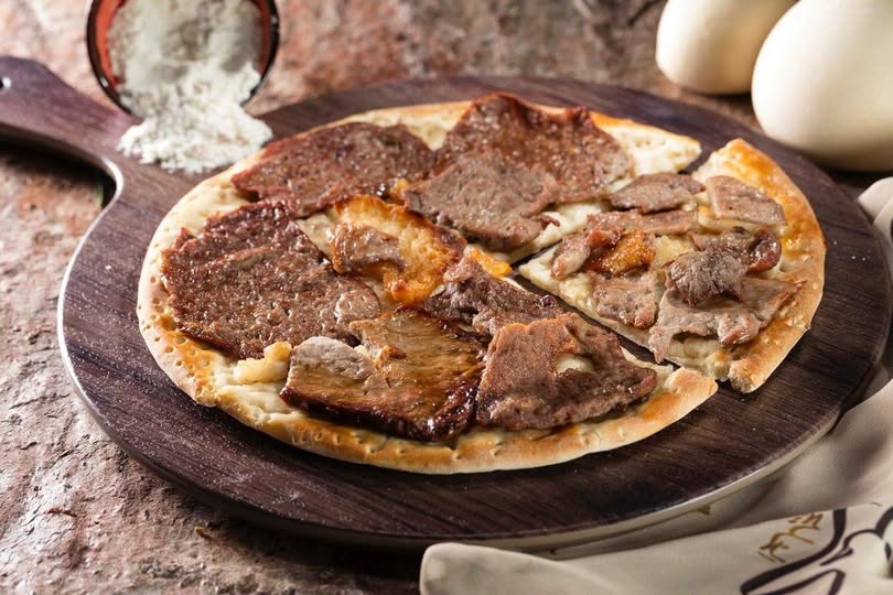 Steak On Dough