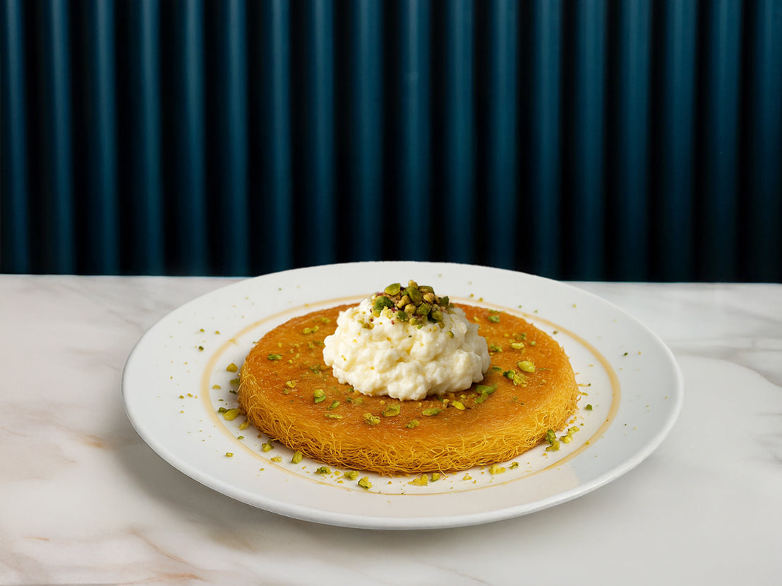 Kunafa With Qeshta