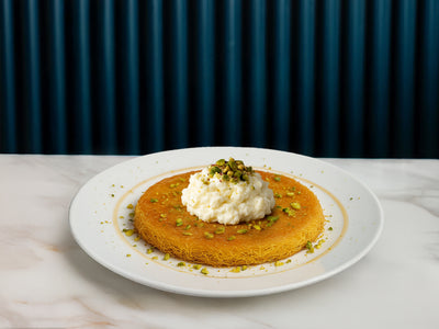 Kunafa With Qeshta
